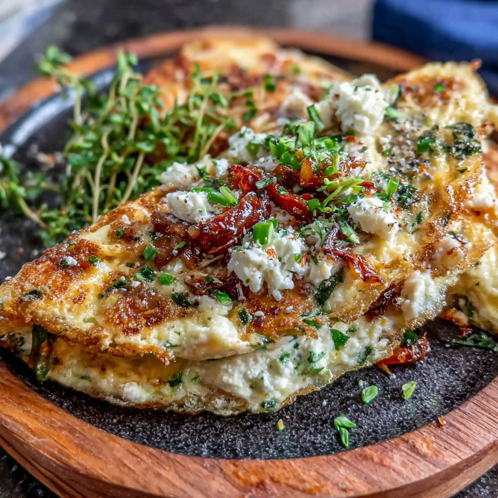 Dandelion Green Omelette Surprise