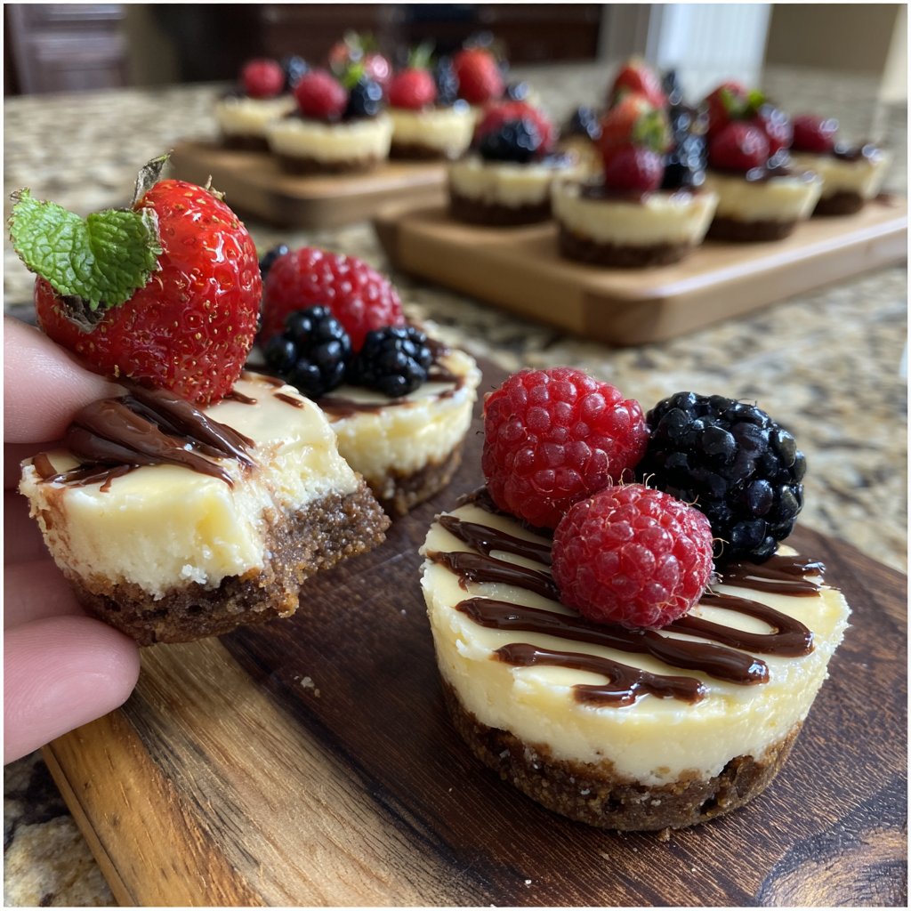 Effortless Mini Cheesecake Bites