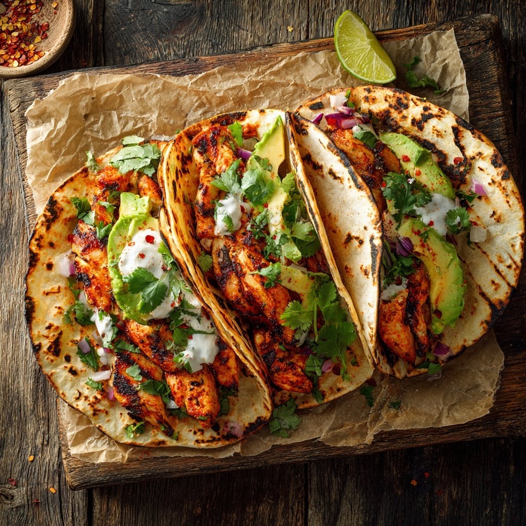 Global Mexican Chicken Tacos
