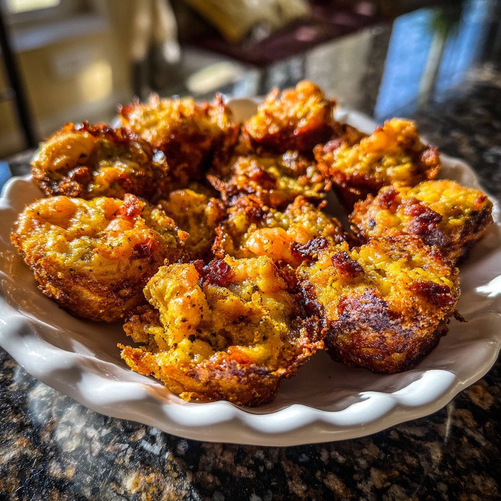 Spicy Crawfish and Sausage Bites