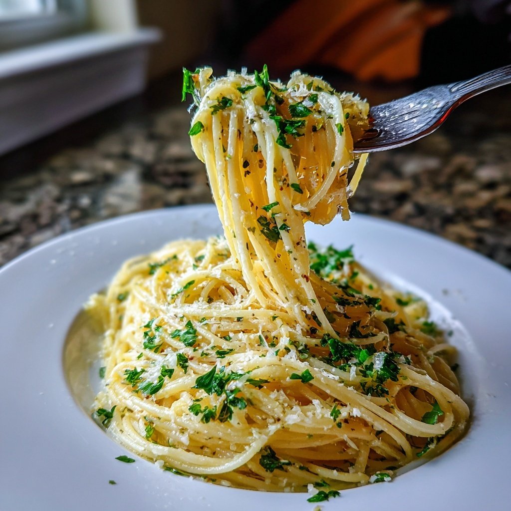Quick Garlic Butter Pasta