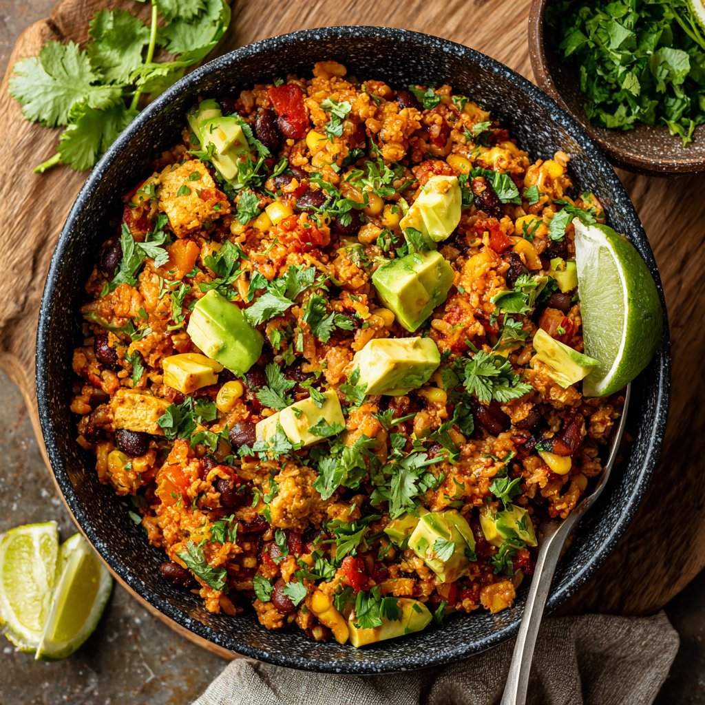 Rice and Bean Burrito Bowls